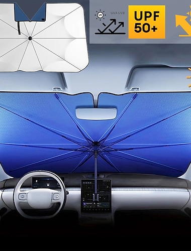  Nowy parasol samochodowy chowany otwierany parasol przeciwsłoneczny izolacja cieplna przedni bieg płyta parkingowa panel przeciwsłoneczny