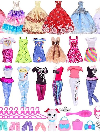  Vêtements et accessoires de poupée rose, 11.5 pouces 30 cm, vêtements de poupée, accessoires, jouet, maison de jeu, poupée yitian de la maternelle