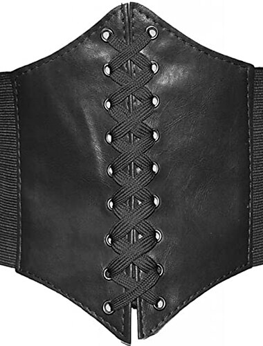  Retro Vintage Punk & Gothic Mittelalterlich Unterbrust Korsett Ren Faire Wikinger Elfen Damen Keltisch Seeräuber Fantasie Korsett Ganzjahres