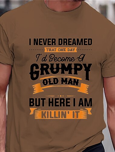  Herren Buchstabe Grafikdrucke T Shirt Grafischen T-Shirt Baumwolle Kurzarm Grafik Hemd Schwarz Weiß Blau Bequemes T-Shirt Outdoor Straße Modedesigner-Kleidung