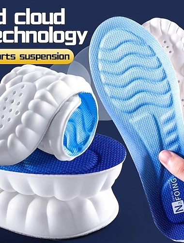  orthopedische inlegzolen van memory foam – ademende schokabsorberende boogondersteunende inlegzolen voor hardloop-, wandel- en werkschoenen