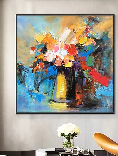  mintura fiori fatti a mano dipinti ad olio su tela wall art decorazione quadri astratti moderni per la decorazione domestica laminati senza cornice unstretched painting