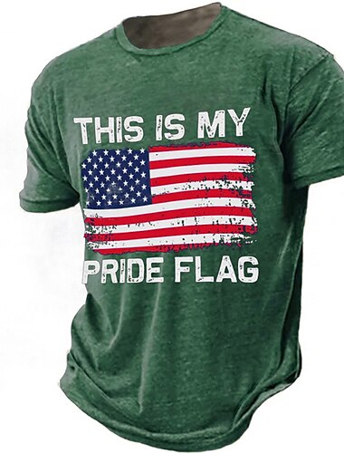  Dzień Weteranów Męska patriotyczna koszulka z grafiką weterana z narodową flagą T-shirt Retro Koszulki Krótkie rękawy T-shirt 3D Druk Koszulka z okrągłym dekoltem Modny projektant Moda na zewnątrz
