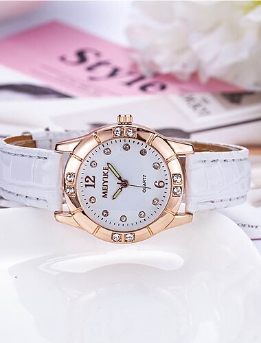  Cadeau pour la fête des mères Montre de marque de mode pour femmes Montre à diamant cadeau pour la fête des mères Montre à quartz lumineuse pour étudiants féminins