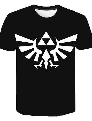 The Legend of Zelda: Tears of the Kingdom Σύνδεσμος Πριγκίπισσα Ζέλντα Κοντομάνικο Anime 3D Γραφικό Για Για Ζευγάρια Ανδρικά Γυναικεία Ενηλίκων Μασκάρεμα 3D εκτύπωση Καθημερινά