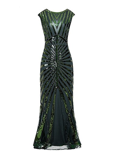  Goldene Zwanziger 1920er Cocktailkleid Flapper Kleid Kleid Partykostüm Der große Gatsby Pailletten V Ausschnitt Damen Weihnachten Halloween Neujahr Hochzeit Party Hochzeitsgast Erwachsene Kleid