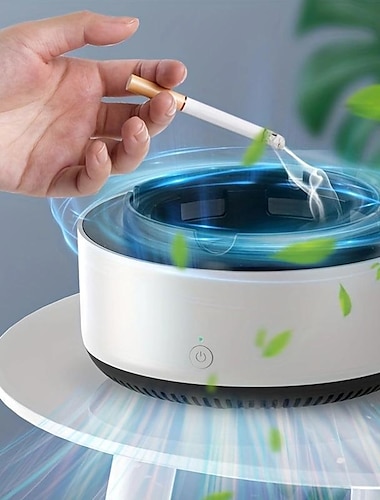  Purificateur d'air de cendrier de cigarette pour l'inhalation d'odeur de tabac, suppression intelligente des odeurs de tabac d'occasion, salon intérieur, voiture de bureau