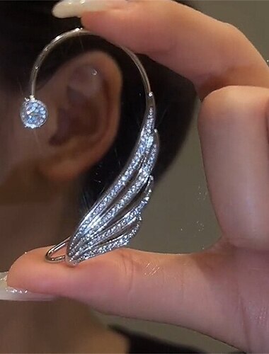  Mujer Pendiente Clásico Precioso Moda Personalizado Aretes Joyas plata derecha / izquierda dorada / plata izquierda Para Boda Fiesta 1 PC