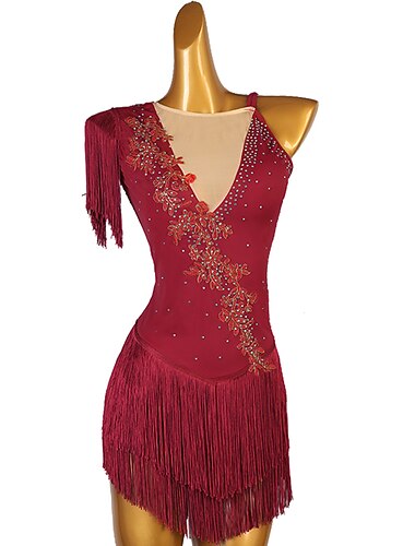  Sukienka łyżwiarska Damskie Dla dziewczynek Bruslení Sukienka Czarny Biały Żółty Dekolt krzyżowy Frędzel Siateczka Spandeks Wysoka elastyczność Zawody Odzież łyżwiarska Bez rękawów Taniec