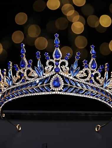  高級バロッククリスタルブライダルティアララインストーンクラウンブライダル王冠結婚式のヘアアクセサリー女性のファッションジュエリー