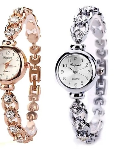  dame elegante armbåndsur dame armbånd rhinestones analog quartz klokke dame krystall liten urskive klokke reloj