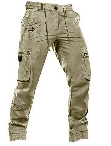  Herren Cargohose Cargohosen Cargohose Jogginghose Jogger Glatt Komfort Atmungsaktiv Outdoor Täglich Ausgehen Modisch Brautkleider schlicht Schwarz Armeegrün