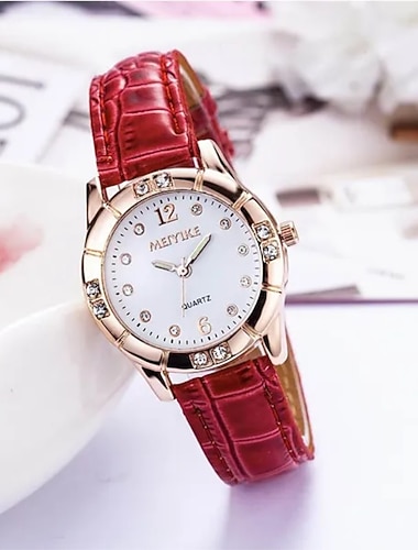  Prezent na Dzień Matki dla Kobiet Zegarek Modnej Marki Zegarek z Diamentowym Paseczkiem Prezent na Dzień Matki dla Tego Trendu Luminoforowy Kwarcowy Zegarek dla Uczennicy