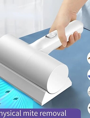  Eliminador de ácaros inalámbrico, aspiradora doméstica portátil de mano, cama, sofá, eliminación de ácaros, eliminador de polvo, eliminador de ácaros del coche