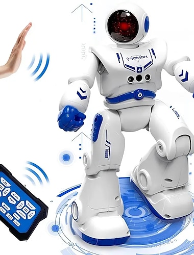  רובוט צעצועי רובוט חישת מחוות חכמה רובוט שלט רחוק רוקד רובוט חכם לתכנות לילדים בגילאי 6-8-10 מתנות יום הולדת לפסטיבל