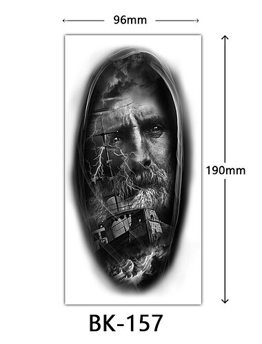  adesivi tatuaggio fiore schizzo esclusivo transfrontaliero adesivi tatuaggio schizzo fiore rosa tatuaggio fiore bianco e nero