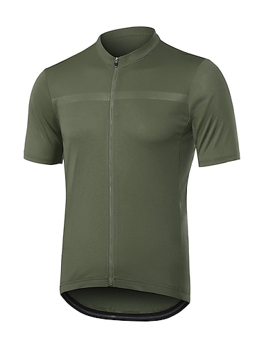  Arsuxeo Per uomo Maglia da ciclismo Manica corta Bicicletta Maglietta / Maglia Superiore con 3 tasche posteriori Ciclismo da montagna Cicismo su strada Triathlon Traspirante Strisce riflettenti Ad