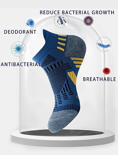  2 pares de calcetines para correr para hombre, calcetines de corte bajo, color blanco, informales, diarios, básicos, medianos, cuatro estaciones, elegantes, tradicionales, clásicos