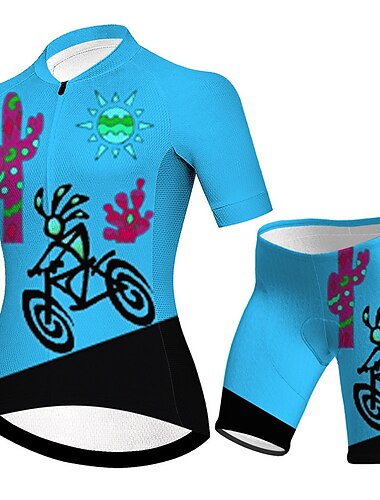  نسائي جورسيه الدراجة مع الشورت كم قصير دراجة جبلية دراجة الطريق بنفسجي أصفر أحمر الرسم دراجة هوائية متنفس سريع جاف سباندكس رياضات الرسم ملابس