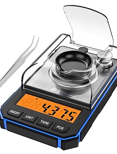  электронные цифровые весы портативные мини-весы высокоточные профессиональные карманные весы миллиграмм 0,001 г/50 г калибровочные гири