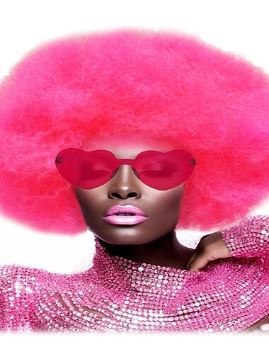  Kurze Bob-Perücke, glatt, mit flachem Pony, synthetisch, bunt, für Cosplay, tägliche Party, Neon-Perücke für Damen (nur Perücken)