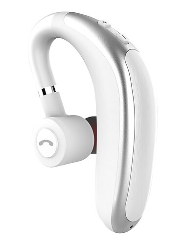  Drahtloses Bluetooth 5.0-Headset, wasserdicht, Sport-Bluetooth-Ohrhörer, Business-Ohrbügel-Kopfhörer, Fahren, Trucker-Headset, Ohrhörer, Geräuschunterdrückung mit Mikrofon für iOS, Android,