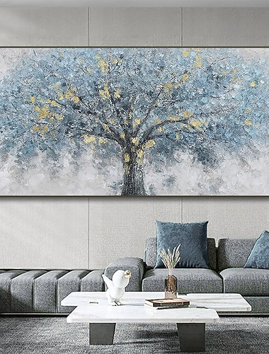  Dipinti Ad Olio Di Paesaggio Di Alberi Astratti Dipinti A Mano Su Tela Dipinti Ad Olio Su Tela Quadri Moderni Per Arredamento Di Casa