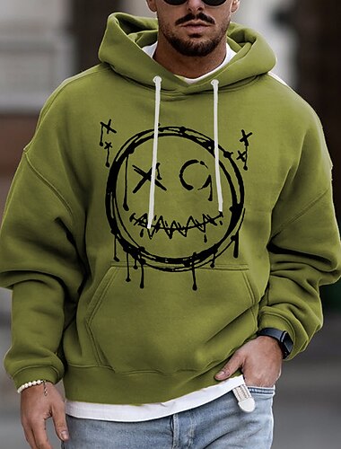 Per uomo Cartoni animati Stampe Grafiche Felpa con Cappuccio Felpe con cappuccio Felpa Streetwear Designer Manica Lunga Con Cappuccio Quotidiano Sportivo Rosa Blu Stampato Primavera & Autunno