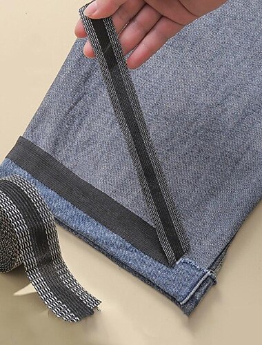 Correa elástica ajustable para acortar las perneras de los pantalones: solución rápida para pantalones holgados, ropa profesional y casual.