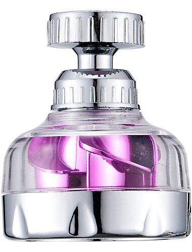  360-Grad-Turbo-Rotationshahn, Druckbeaufschlagung, Küchenspüle, Wasserhahn, Filter, Blase, spritzwassergeschützt, wassersparende Duschdüse, Hahnanschluss