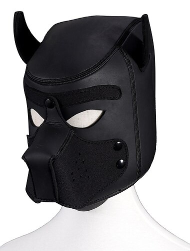  rolig mask hund huvudbonader vuxenträning sextillbehör rollspel nattklubb dans mask klä upp lek sm rekvisita för cosplay