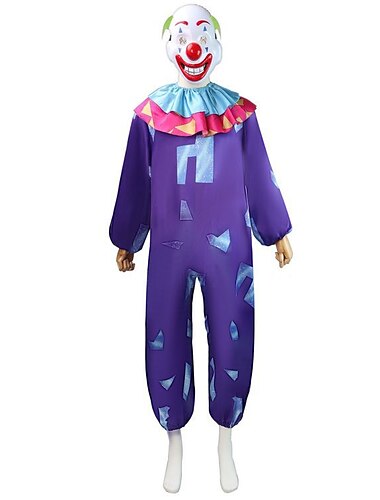  Burleske clown Cosplay kostuum Gemaskerd Bal Volwassenen Voor heren Dames Feest / Avond Carnaval Feest / Uitgaan Makkelijk carnavalskostuum