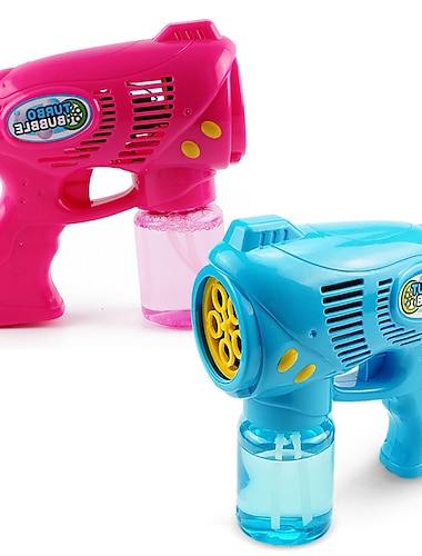  1 Stück Seifenblasenpistole, automatische Seifenblasenmaschine, rote und blaue Modelle, Batteriefach, bläst elektrische Seifenblasenspielzeuge, kreatives kleines Geschenk, Urlaubszubehör,