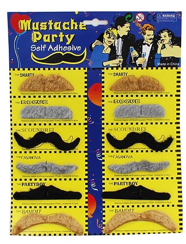  Super Mario Herren Jungen Schnurrbärte Klassisch & Zeitlos Gentleman Leistung Veranstaltung / Fest Maskerade Weihnachten Halloween Karneval Einfache Halloween-Kostüme