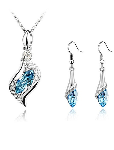  Damen Halskette Mode Outdoor Geometrie Schmuck-Set