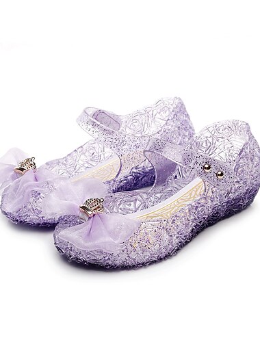  Die Eiskönigin Aschenputtel Prinzessin Elsa Maskerade Geleeschuhe Komfort Gelee Film Cosplay for Mädchen Kinder Karneval Maskerade