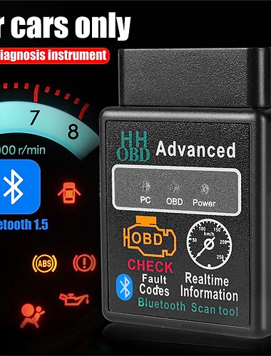 Модный v02h2-1 v2.1 bt 2.0 интерфейс obdii автомобильный диагностический сканер код считыватель инструмент для android