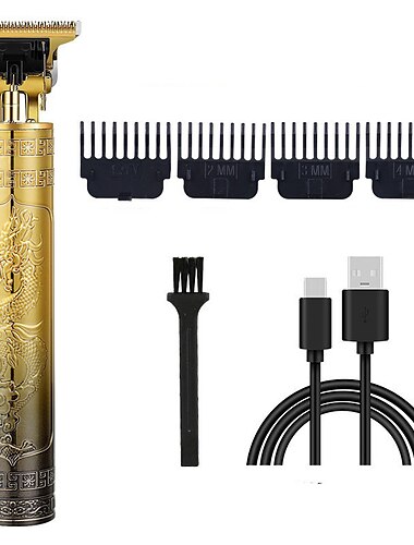  Elektrischer Haarschneider, professioneller USB-Akku-Haarschneider, Trimmer, professioneller Bartschneider, Haarschnitt-Pflegeset, Haarschneidemaschine