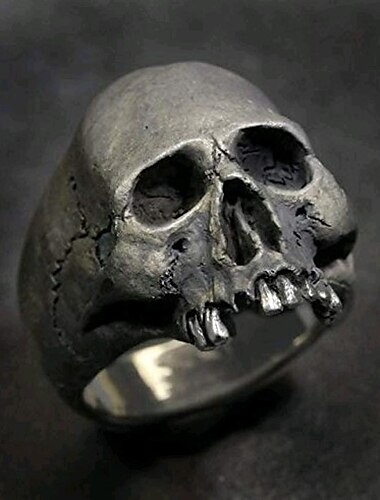  Retro Antiguo Punk y gótico Medieval Anillos Feria del Renacimiento Pirata Vikingo Cráneos Hombre Mujer Pirata Mascarada Fiesta / Noche Adulto Más Accesorios Todas las Temporadas