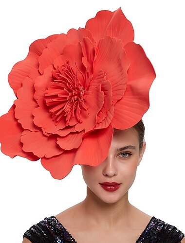  Fascinators fibra sintética Víspera de Todos los Santos El derby de Kentucky Gracioso Protección Solar Con Flor Celada Sombreros