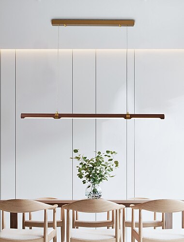  led függőlámpa modern vonalas kivitel 100cm akril fémlánc állítható függőlámpa konyhába étkező nappali iroda 110-240v