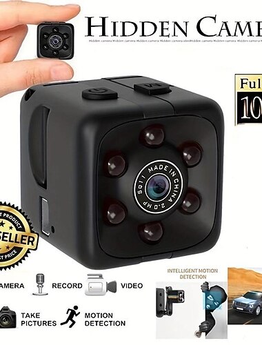  1pc sq11 1080p ポータブルウェアラブルナイトビジョン小型 hd 乳母カメラミニ屋内秘密セキュリティキューブカメラ会議ビデオレコーダー