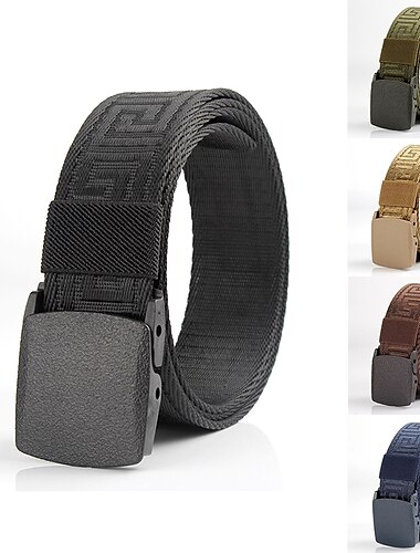  Ανδρικά Τακτική ζώνη Ζώνη εργασίας Nylon Web Μαύρο Κάχι Νάιλον Σκέτο Καθημερινά Ρούχα Εξόδου Σαββατοκύριακο