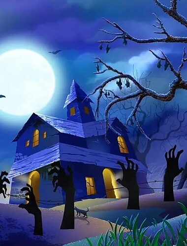  5 Stück/Packung Halloween-Gartenschilder mit schwarzen Händen und Pfählen, gruselige Silhouette, Halloween-Dekorationen für den Außenbereich, Hof, Rasen, Garten, Halloween-Dekoration