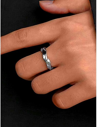  Femme Alliances Mode Extérieur Géométrie Bague