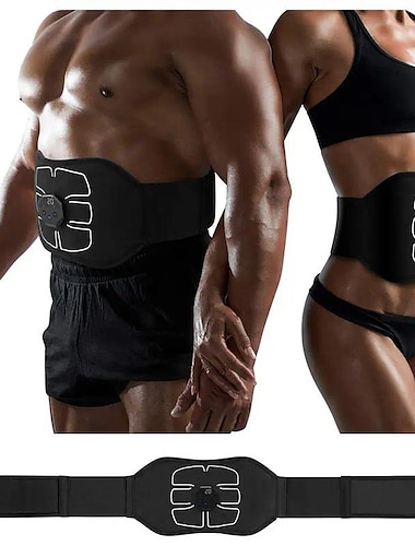  ABS Stimulator Abdominal Toning Belt Workout Portable Ab Stimulator Home Office Fitness Workout Equipment For Abdomen