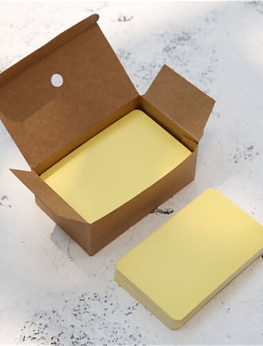  leere Karte Papier handschriftlich englische Wörter weiß Hartpappe kleine Karte Nachricht tragbar tragbarer Speicher Handkarte t