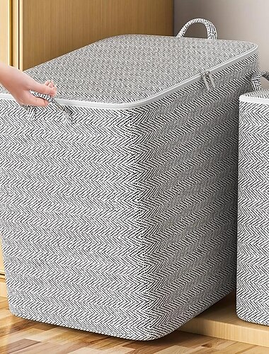  opbergtas met rits kleding quilt opbergtas met grote capaciteit bewegende woonkamer slaapkamer quilt afwerking opbergmand