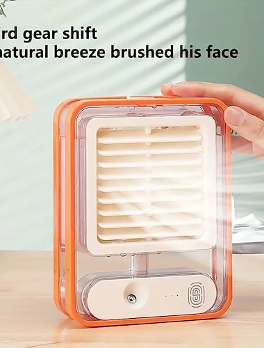  1ks malý ventilátor stolní chlazení malá klimatizace mini ventilátor malá kolej studentská postel s usb přenosný ventilátor tichý sprej kancelářský dobíjecí elektrický ventilátor vodní chlazení vodní