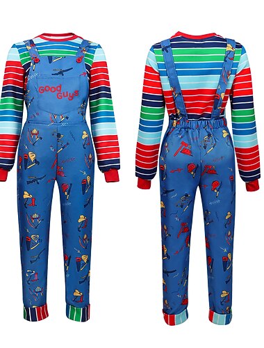  Enge pop Cosplay kostuum Outfits Verschrikking for Voor heren Dames Jongens Kinderen Volwassenen Halloween Carnaval Feest Prestatie Toneel